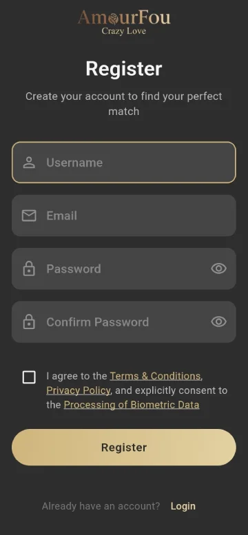 AmourFou App Screenshot 4